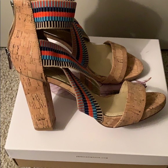 Brand NWT! Jessica Simpson Cork Platforms - Picture 2 of 4